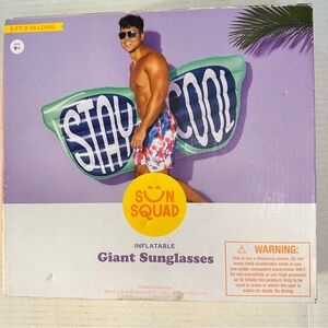 New Sun Squad Inflatable Giant Sun Glasses Pool Float 🤩ANY SWIM FLOATIES 2 FOR